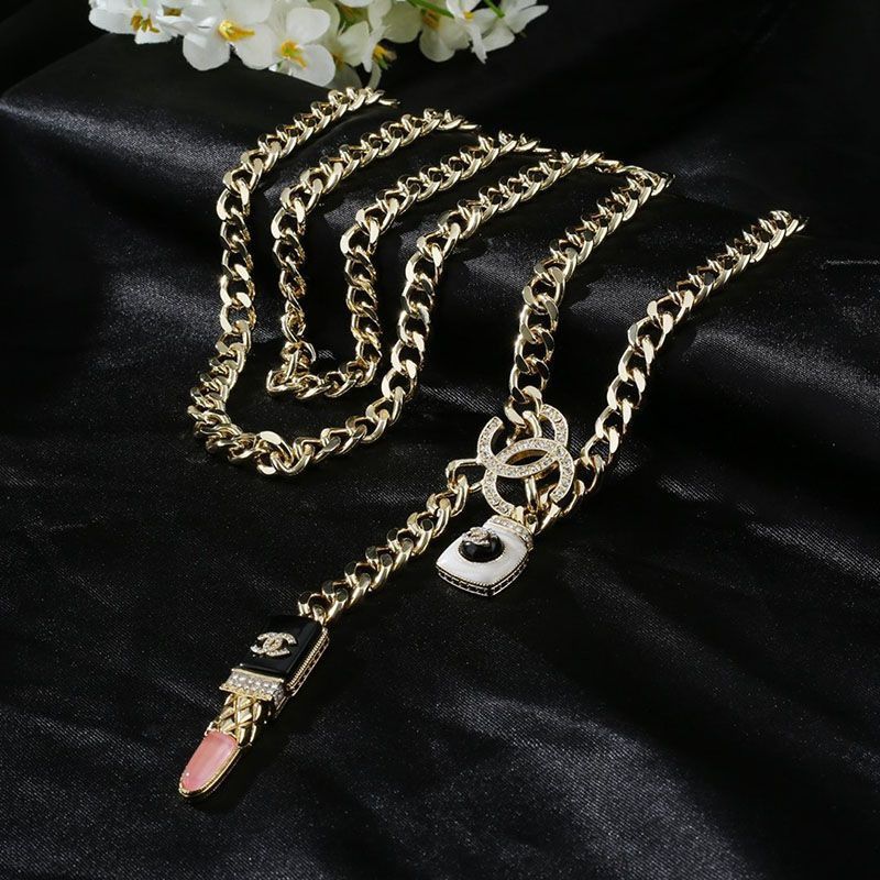 大人気!!新色シャネル ベルト 偽物 CC ロゴ リップスティック チェーン AB7672B07448NG611激安送料無料
